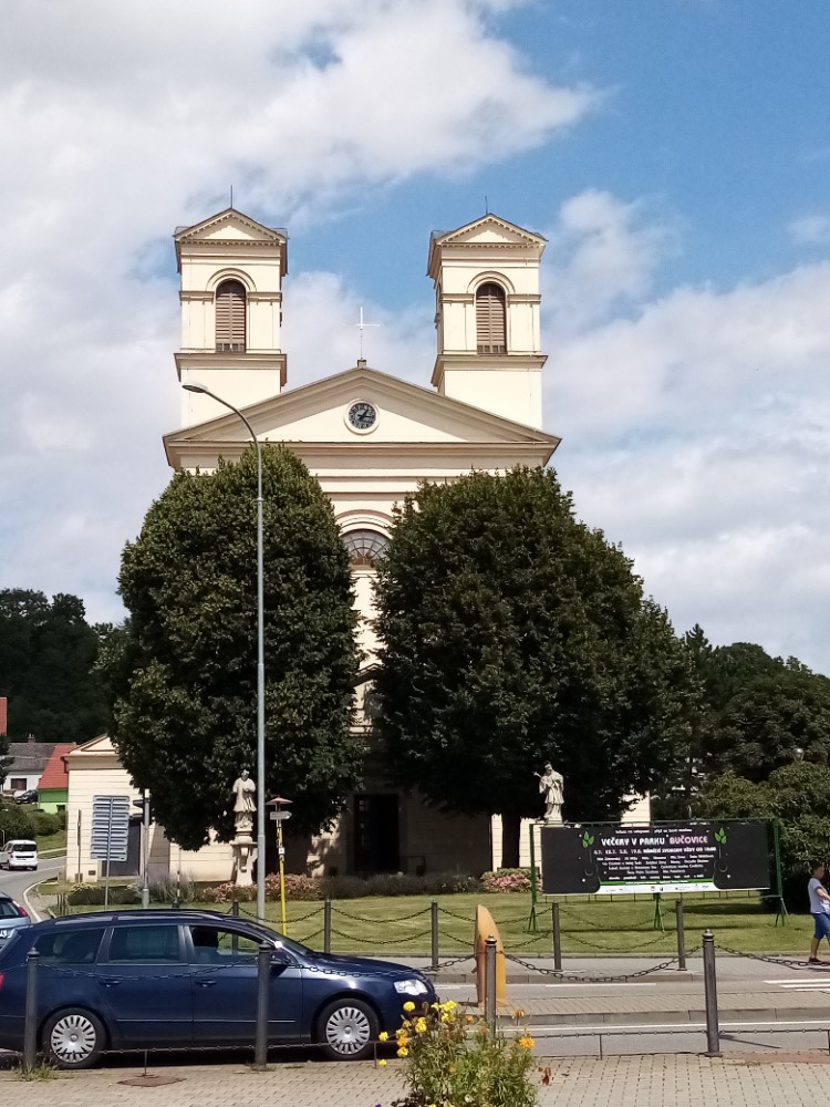 Bučovice kostel Nanebevzetí Panny Marie
